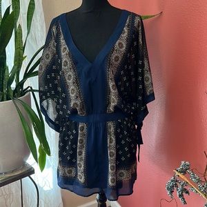 Free People Butterfly Sleeve Tunic
